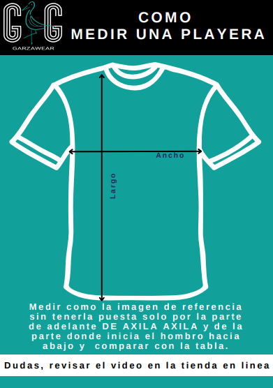 como medir una playera